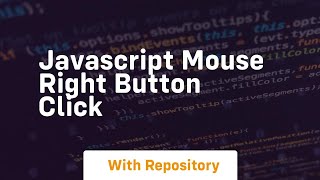 Javascript mouse right button click Wealth