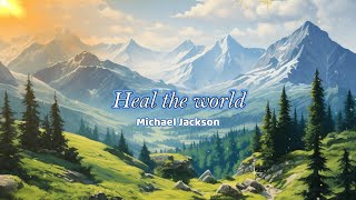 Michael Jackson - Heal the world (Lyrics + AI Graphic Design)