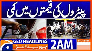 Petrol Price Update | 2 AM Headlines GeoNews (21 July 2026) Petrol Price Update | 2 AM Headlines GeoNews (21 July 2026)