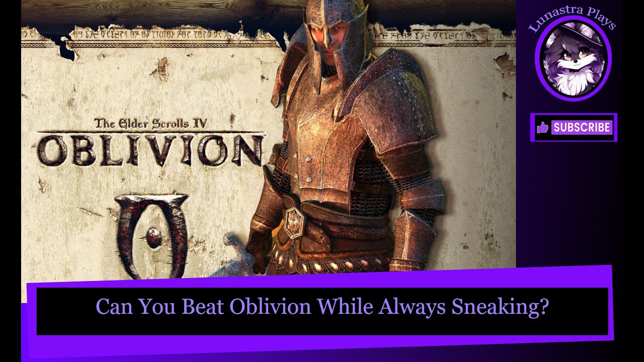 Can You Beat Oblivion While Always Sneaking? | Challenge Run