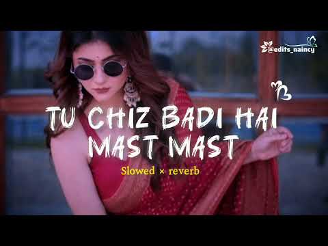 Tu Chiz Badi Hai Mast Mast 🖤 | Slowed x Reverb | Lo-Fi Vibes | Feel The Beat ✨