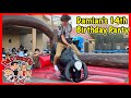 Damians 14th birt.ay party  bull riding  dd family vlogs