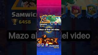 Ganó contra counter por los pelos 🥶, pero la defensa Ufff...🍷🗿 #clashroyale