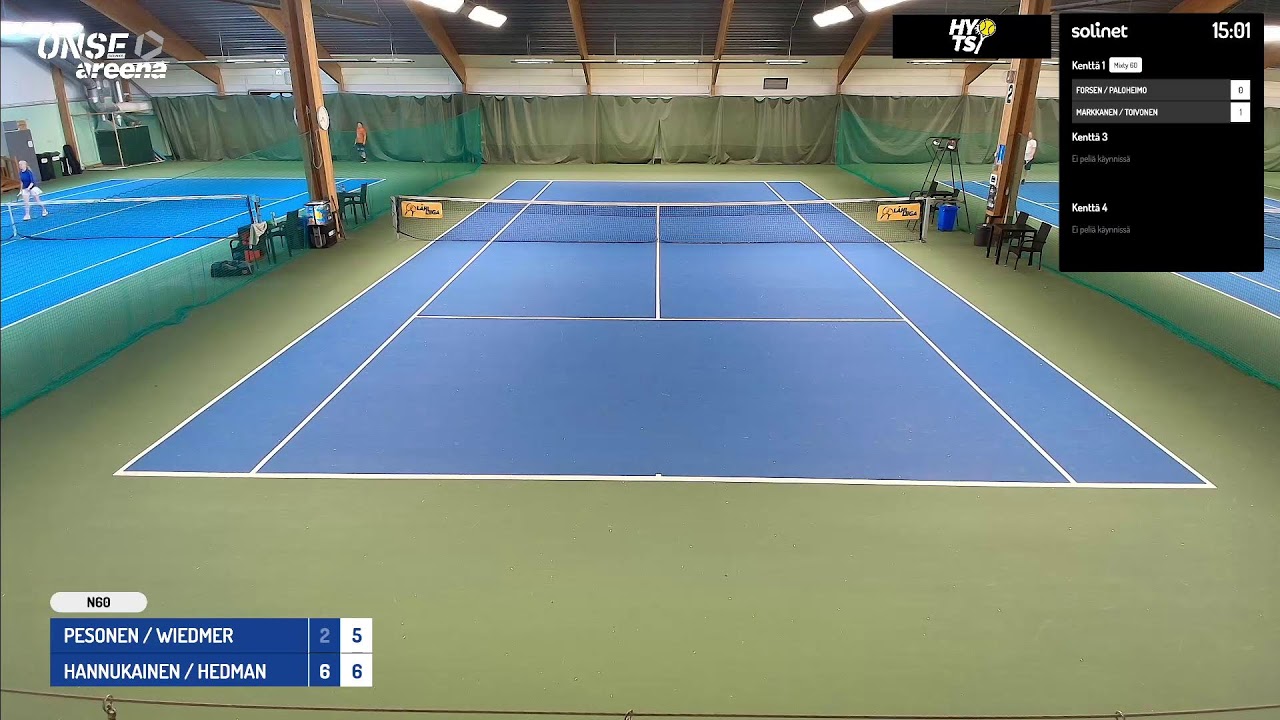 Senioreiden nelinpelin SM-kisat, 15.1.26, Onse-areena K2