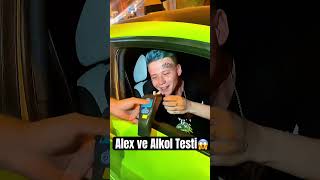 Fenomen Alexsa Trafikte Yolda Alkol Testi Oluyor! Alex vs Alkol Testi Videosu! Yeni Tiktok #shorts