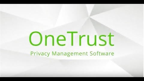 OneTrust Privacy Management Software