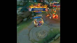 1vs4 Hanabi Carry?! King Rank 💀 #mobilelegends #mlbb