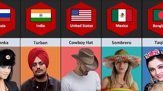 Traditional Hats From Different Countries