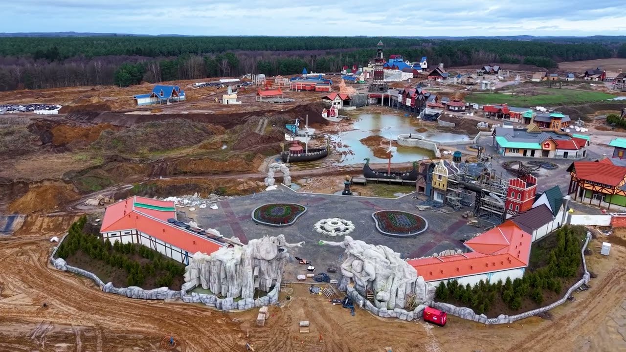 Hossoland - Park Rozrywki - Stan Budowy 15.12.2024 obok S6 - Brojce