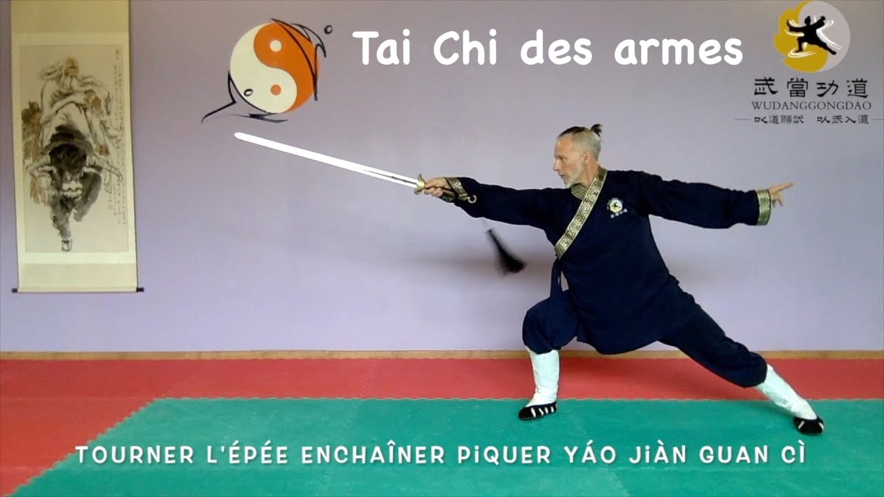 Reportage Tai Chi des armes avec David Basset au Centre Thiêu Lâm