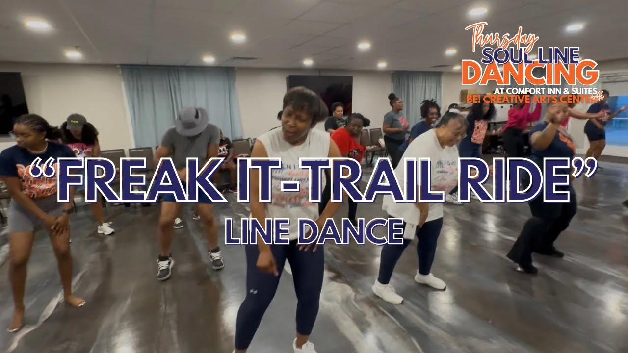 Trail Riding Fan Dancing FREAK IT / TRAIL-RIDE Line Dance | Fun with Dance | BCAC - YouTube