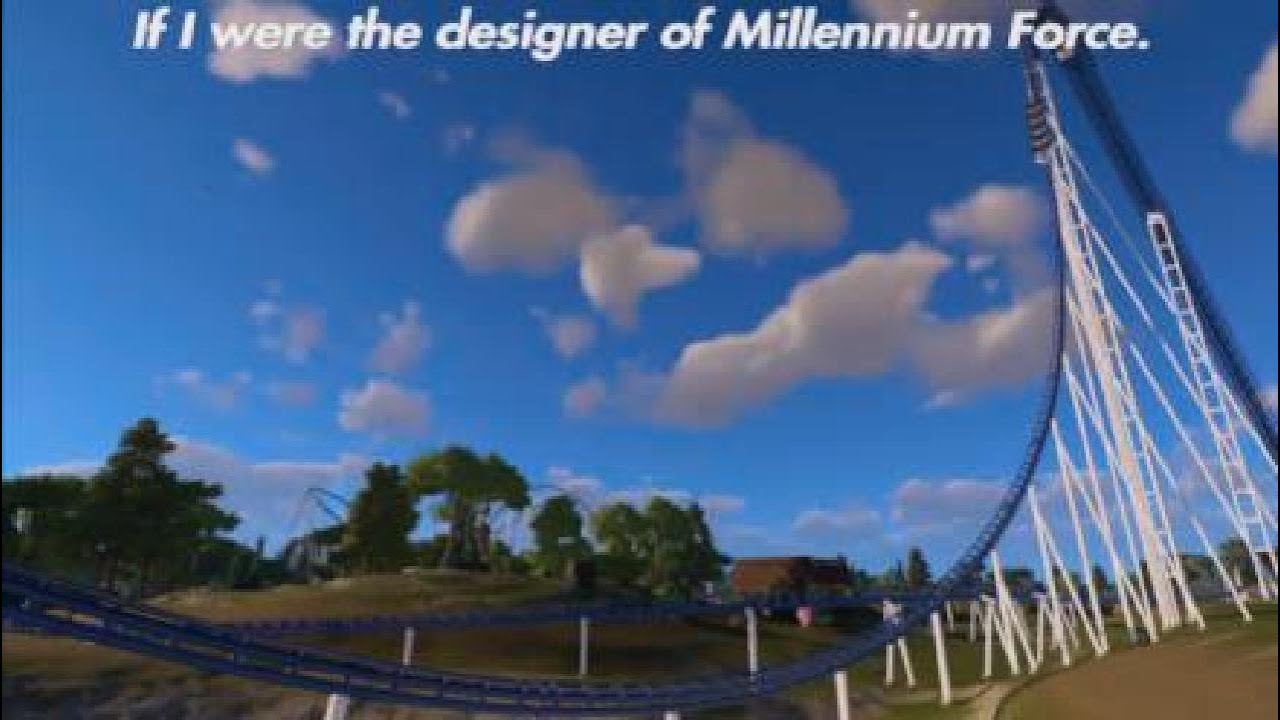 Millennium Force Reimagined with Inversions - YouTube