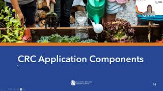 CRC Planning Grant Application Components Overview