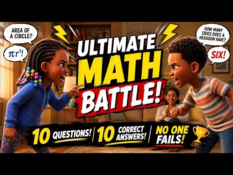 Brother vs Sister: The Ultimate Maths Battle! 🔥🧮