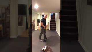 Staggered Stance Single Arm Deadlift