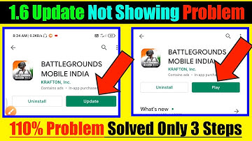 BGMI 1.6 Update Option Not Showing In Playstore|How To Update 1.6 Version In BGMI|