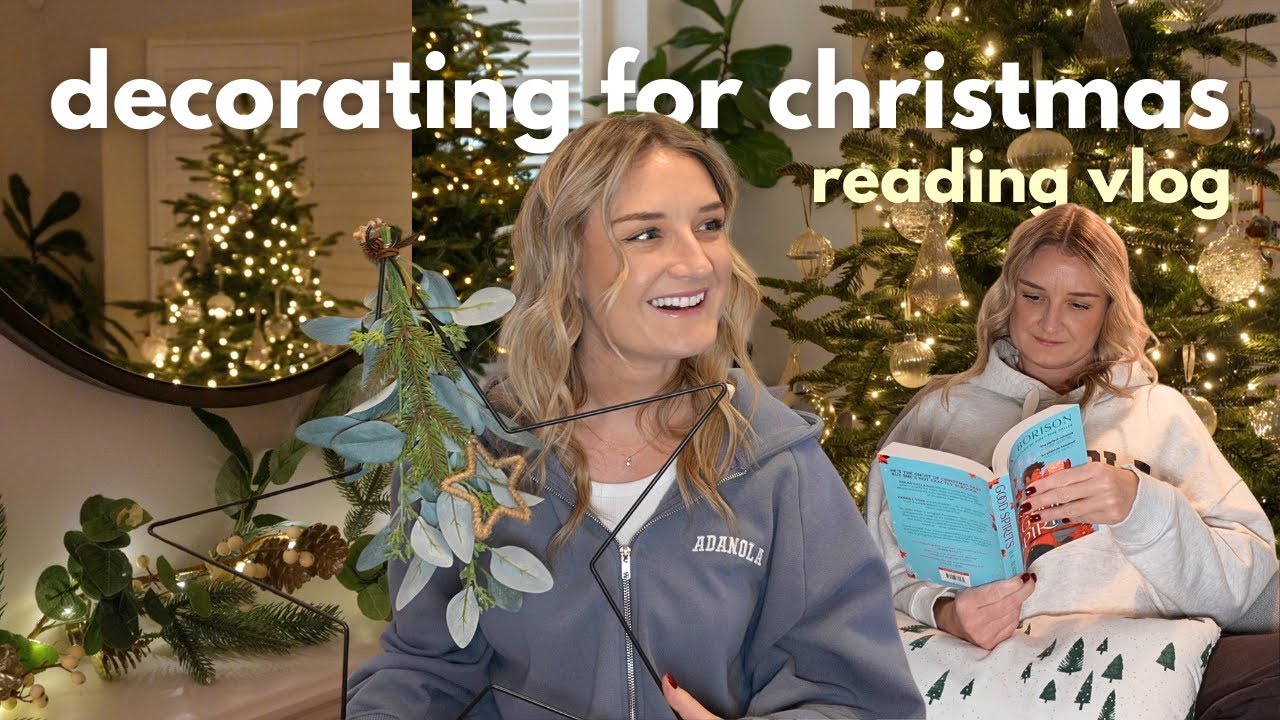 Украшаю дом к Рождеству и читаю «Добрый дух» 🎄❄️