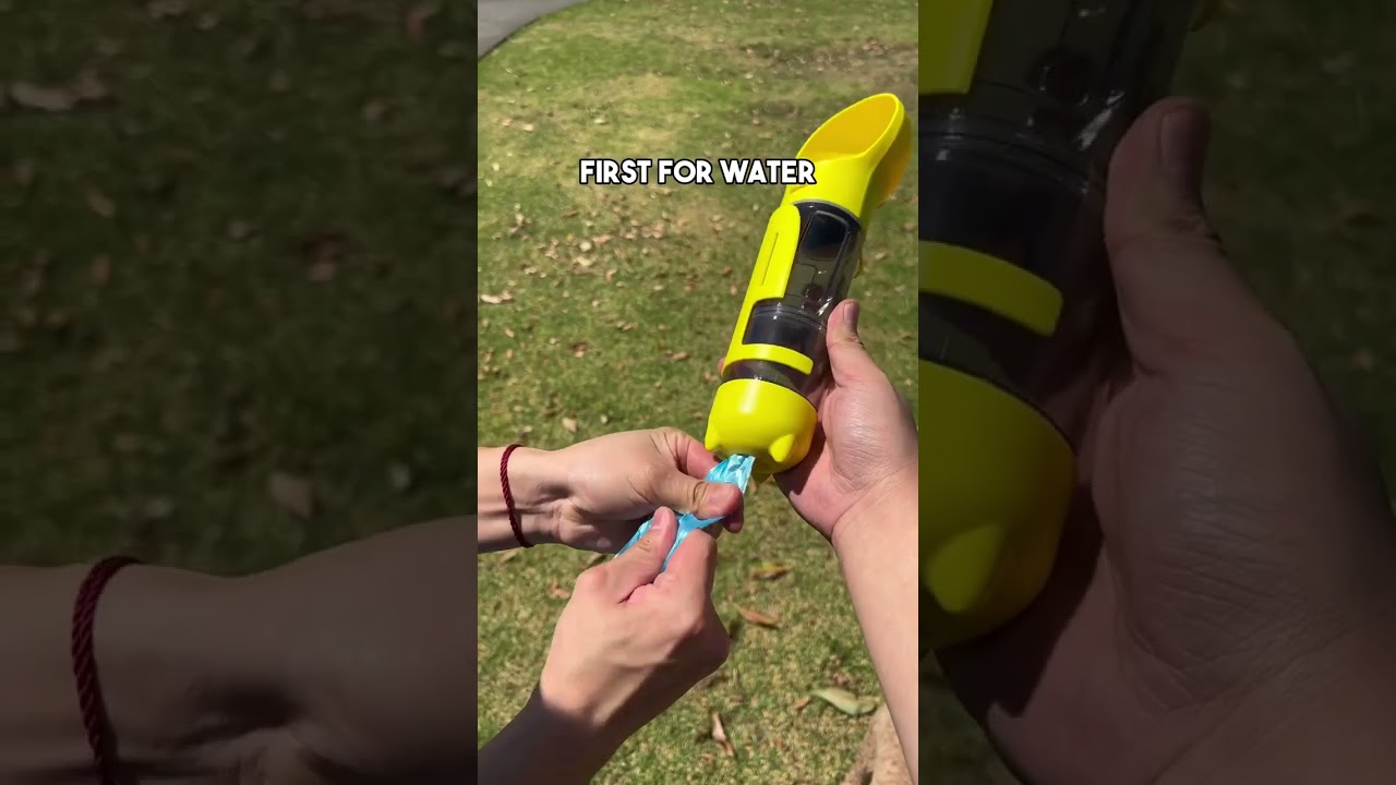Check out this 4 in 1 Pet Water Bottle!