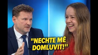 Nechte Mě Domluvit Vondráček I Moderátor Krotí Šebelovou V Přímém Přenosu
