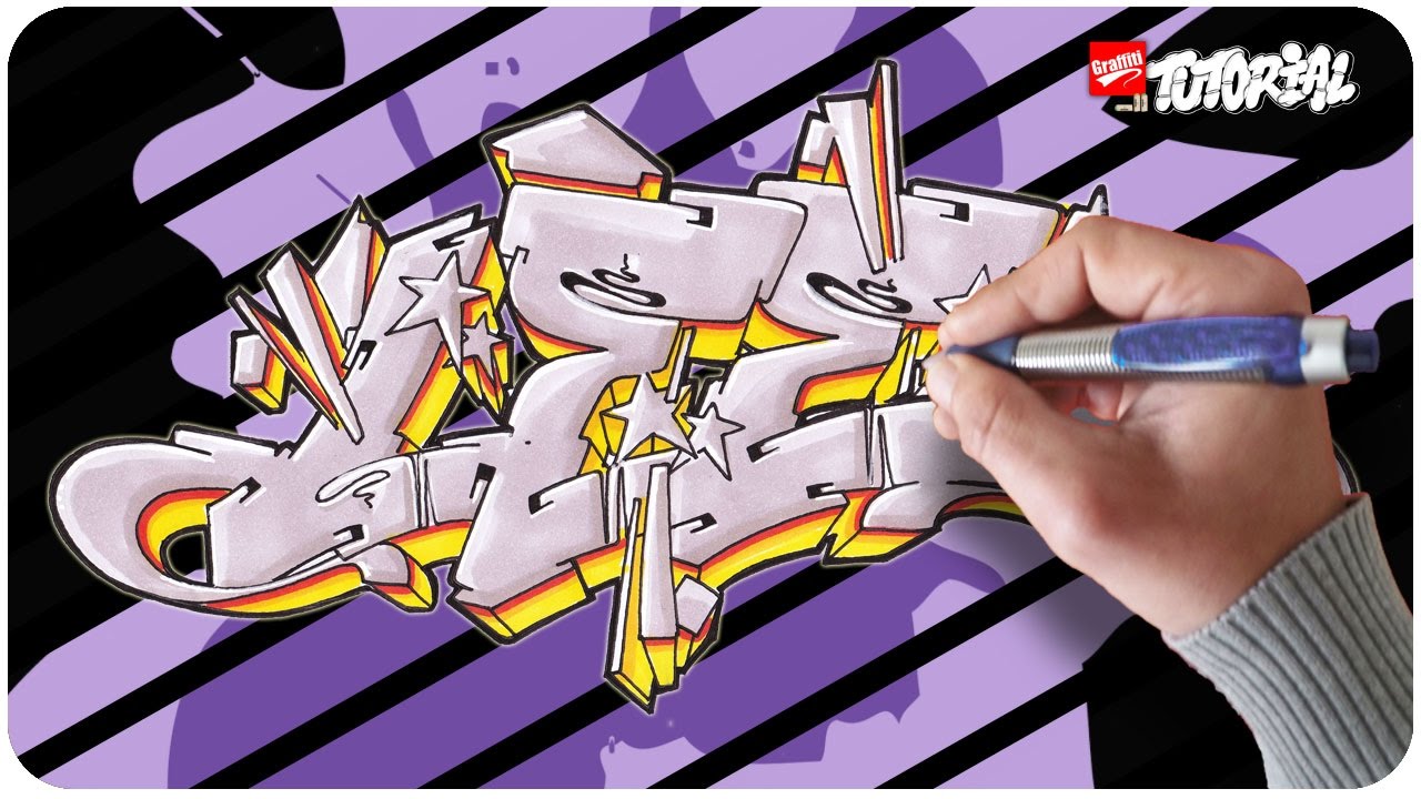 Graffiti Lernen Schritt Fur Schritt Lee Block Style Deutsch Youtube