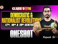 Democratic &amp; Nationalist Revolutions 17th to 19th Centuries Class 9 TS | One Shot | Rupesh Sir 🎯