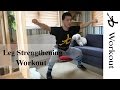 10 Min Leg Strengthening Workout- Shaolin Kung Fu