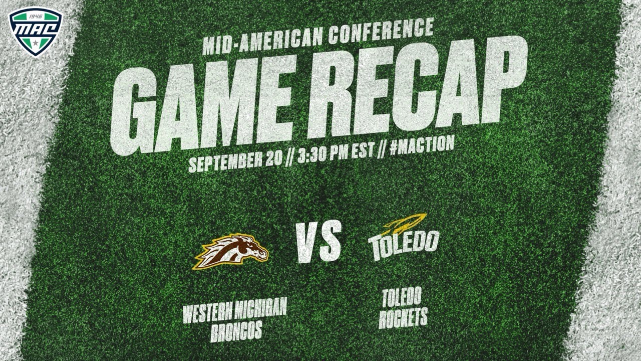 Condensed Game: Western Michigan 14, Toledo 13 | 9.20.25