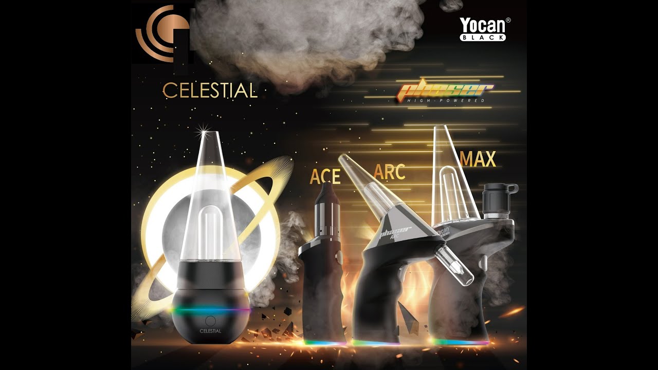 Yocan Black Phaser MAX Concentrate Vaporizer Kit with TGT Tech - The Ultimate Vaping Experience!