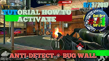 CRISIS ACTION 41_ TUTORIAL ACTIVATE ANTI-DETECT TRICK  BUG WALL /CARA ANTI DETEK SERTA BUG WALL