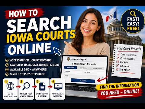 How to search Iowa courts online