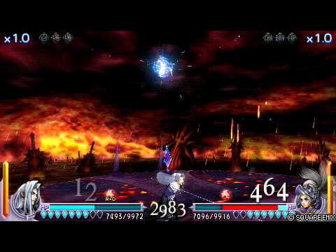 DISSIDIA FINAL FANTASY Sephiroth VS Onion Knight(Ad Hoc)