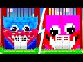 CASA SICURA HUGGY WUGGY CONTRO KISSY MISSY - MINECRAFT ITA