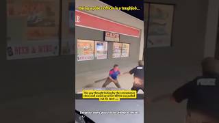 Funny cop moments🤣 Bro, reality isn’t GTA😎#funnyvideo#fail#cops#police