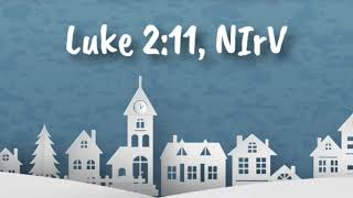 December - Memory Verse (Luke 2:11)
