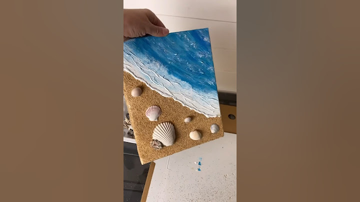 How to paint a beach!🎨 #easypainting #acrylicpainting #paintingtutorial #beach #art #beginner #easy