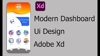 Modern Dashboard Page Design  Material UI kit Adobe XD Android and Ios