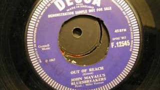 Video thumbnail of "out of reach  john mayalls bluesbreakers w peter green"