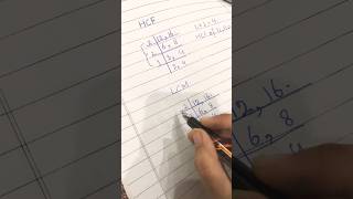 Learn how to solve LCM and HCF in seconds #maths #lcmaurhcf #exampreparation #subscribemychannel