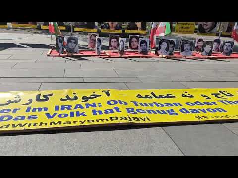 Berlin—May 9, 2023: MEK Supporters Held an Exhibition to Support the Iran Revolution - Part 2