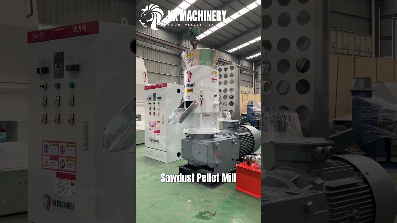 Wood Sawdust Pellet Mill Biomass Pellet Mill for Small Business Use Easy Operation