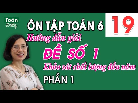 Video Đề ôn tập khảo sát chất lượng hè môn toán lớp 6 lên 7 - youtube