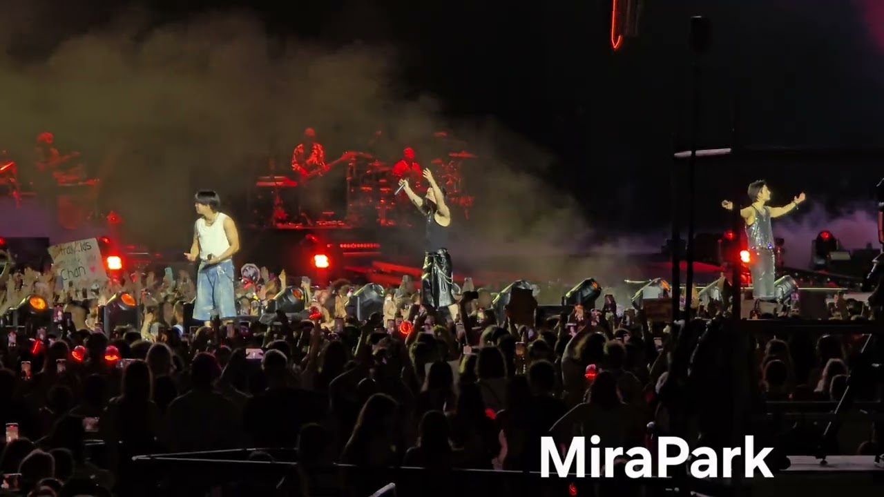 Stray Kids "Lonely ST" fancam concert in Rome fancam Dominate Europe Tour 30.07.2025