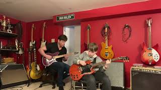 Leo and John play the opening riff to “Enter Sandman” by Metallica !!