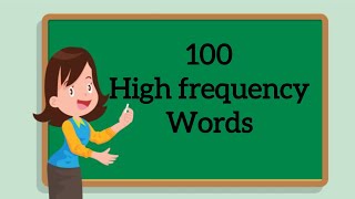 100 high frequency words | sight words