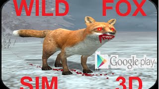 Let's Play Wild Fox Sim 3D ( Android Game ) VERY FUNNY&NICE GAME screenshot 4