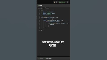 Flatten Deeply Nested Array - 30 Days of JavaScript pt.26 #shorts #coding #javascript #programming