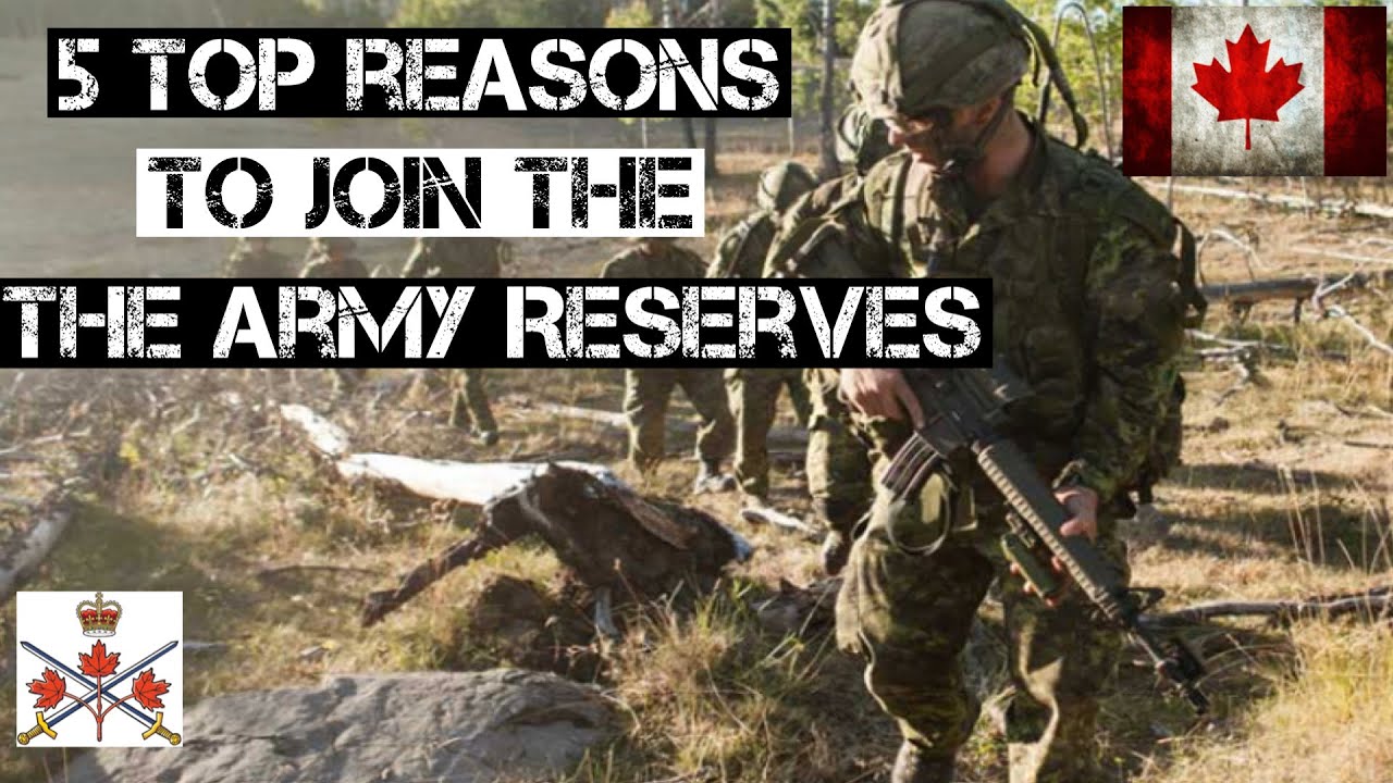 5 TOP Reasons to join the Army Reserves