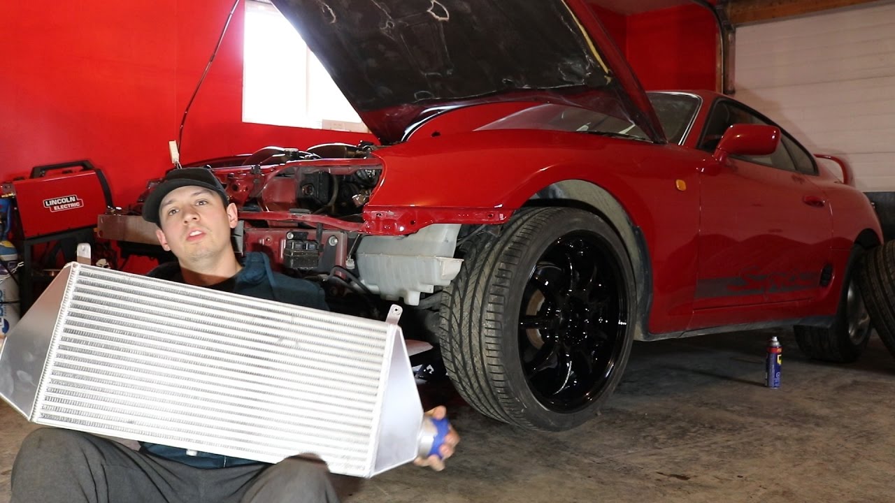 Supra Gets Huge ETS Intercooler YouTube
