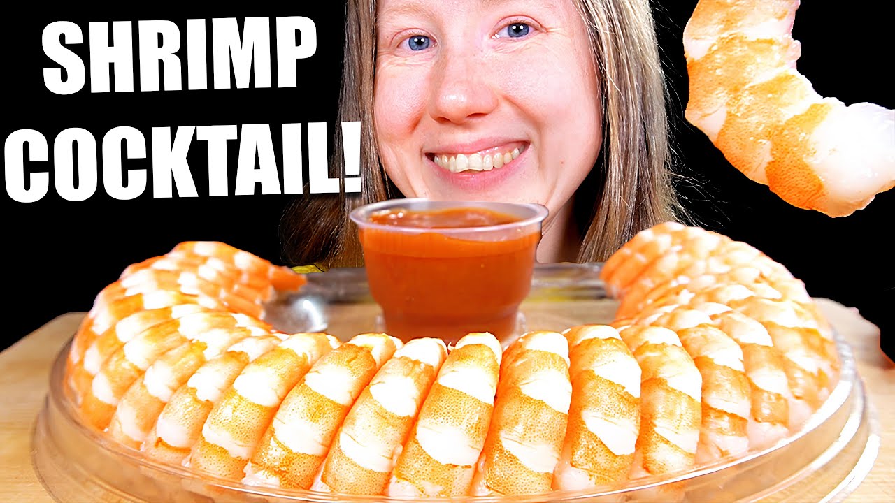 ASMR SHRIMP COCKTAIL MUKBANG EATING SOUNDS