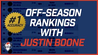 Off-Season Rankings with Fantasy Football Ranker Justin Boone